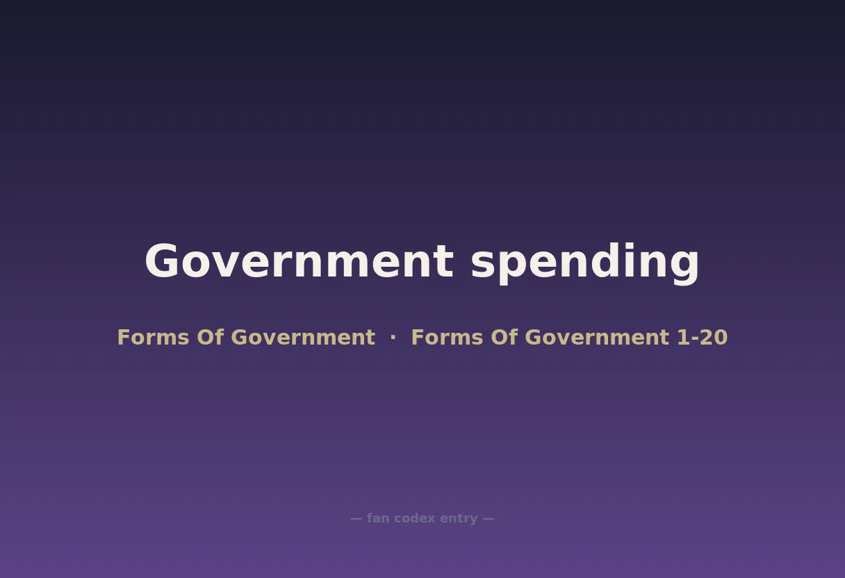 Government spending